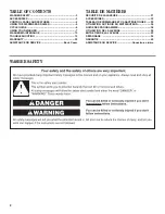 Preview for 2 page of Amana NFW5700B Series Use And Care Manual