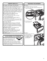 Preview for 11 page of Amana NFW5700B Series Use And Care Manual