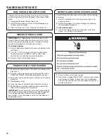 Preview for 12 page of Amana NFW5700B Series Use And Care Manual