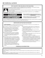 Preview for 21 page of Amana NFW5700B Series Use And Care Manual