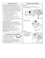 Preview for 11 page of Amana NFW5700BW0 Use & Care Manual