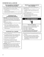 Preview for 34 page of Amana NFW5700BW0 Use & Care Manual