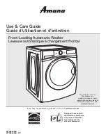 Amana nfw5800d Use & Care Manual preview