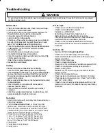 Preview for 2 page of Amana NFW7200TW Technical Information