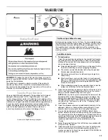 Preview for 11 page of Amana NFW7300W Use And Care Manual