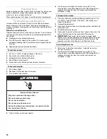 Preview for 18 page of Amana NFW7300W Use And Care Manual