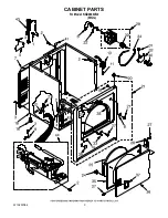 Предварительный просмотр 3 страницы Amana NGD4800VQ0 Top And Console Parts