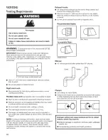 Preview for 10 page of Amana NGD5700BW0 Installation Instructions Manual