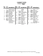 Предварительный просмотр 4 страницы Amana NGD5800TQ0 Parts List