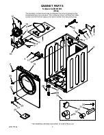 Предварительный просмотр 3 страницы Amana NGD7200TW10 Top And Console Parts