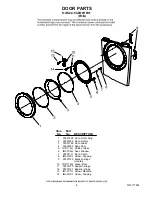 Предварительный просмотр 8 страницы Amana NGD7200TW10 Top And Console Parts