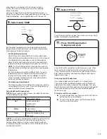 Preview for 17 page of Amana NTC3500FW0 Use And Care Manual