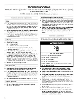 Preview for 6 page of Amana NTW4500VQ0 User Instructions