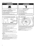 Preview for 6 page of Amana NTW4501XQ0 Use And Care Manual