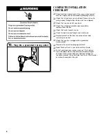 Preview for 8 page of Amana NTW4516FW3 Installation Manual