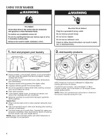 Preview for 6 page of Amana NTW4601BQ1 Use And Care Manual