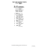 Preview for 2 page of Amana NTW5205TQ0 Parts List