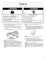 Preview for 3 page of Amana NTW5505TQ0 User Instructions