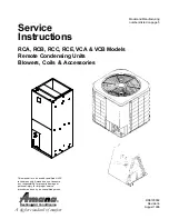 Preview for 1 page of Amana P1172401C Service Manual