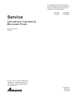 Предварительный просмотр 1 страницы Amana P1199603M Service Manual