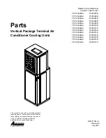 Preview for 1 page of Amana P1233605R Parts List