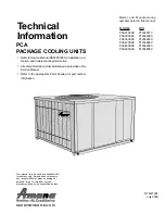 Amana PCA24C02E Technical Information preview