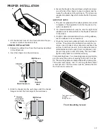 Предварительный просмотр 17 страницы Amana PTAC 24" Service Instructions Manual