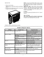 Предварительный просмотр 7 страницы Amana Quiet Zone Room Air Conditioner Use And Care Manual