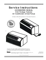 Preview for 1 page of Amana R-22 Service Instructions Manual