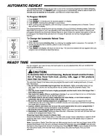 Preview for 12 page of Amana Radarange Plus RMC 720A Use & Care Manual