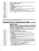 Preview for 17 page of Amana Radarange Plus RMC 720A Use & Care Manual