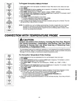 Preview for 20 page of Amana Radarange Plus RMC 720A Use & Care Manual