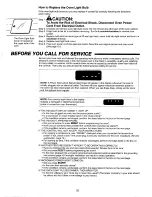 Preview for 24 page of Amana Radarange Plus RMC 720A Use & Care Manual