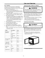 Preview for 15 page of Amana RC17 Series Owner'S Manual