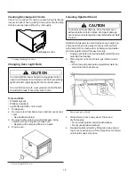 Preview for 16 page of Amana RC17 Series Owner'S Manual