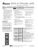 Preview for 6 page of Amana RCS10DA Quick Start & Reference Manual