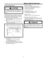 Предварительный просмотр 15 страницы Amana RCS10PBD series Owner'S Manual