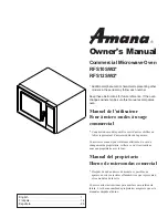 Предварительный просмотр 1 страницы Amana RFS10SW2 Series Owner'S Manual