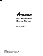 Amana RFS12SW2C Service Manual preview