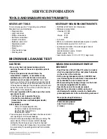 Preview for 14 page of Amana RFS12SW2C Service Manual