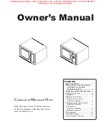 Preview for 1 page of Amana RFS12TS Owner'S Manual