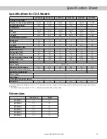 Предварительный просмотр 3 страницы Amana RSC Ultron Speci? Cation Sheet