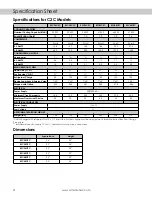 Предварительный просмотр 4 страницы Amana RSC Ultron Speci? Cation Sheet