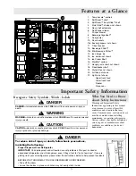 Предварительный просмотр 3 страницы Amana Side By Side Refrigerator Owner'S Manual