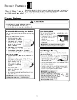 Предварительный просмотр 12 страницы Amana Side By Side Refrigerator Owner'S Manual