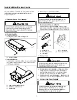 Preview for 4 page of Amana Side-by-Side Refrigerator Owner'S Manual