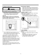 Preview for 14 page of Amana Side-by-Side Refrigerator Owner'S Manual