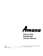 Предварительный просмотр 1 страницы Amana SQD23V Owner'S Manual