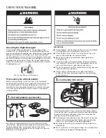 Preview for 5 page of Amana TANDEM Use & Care Manual