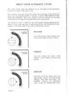 Предварительный просмотр 4 страницы Amana TEA400 Operating Instructions Manual